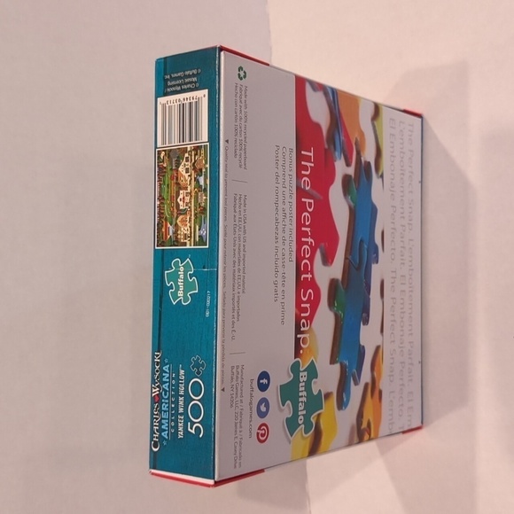 Buffalo Charles Wysocki Yankee Wink Hollow Americana Collection 500 pc Puzzle - Picture 4 of 6